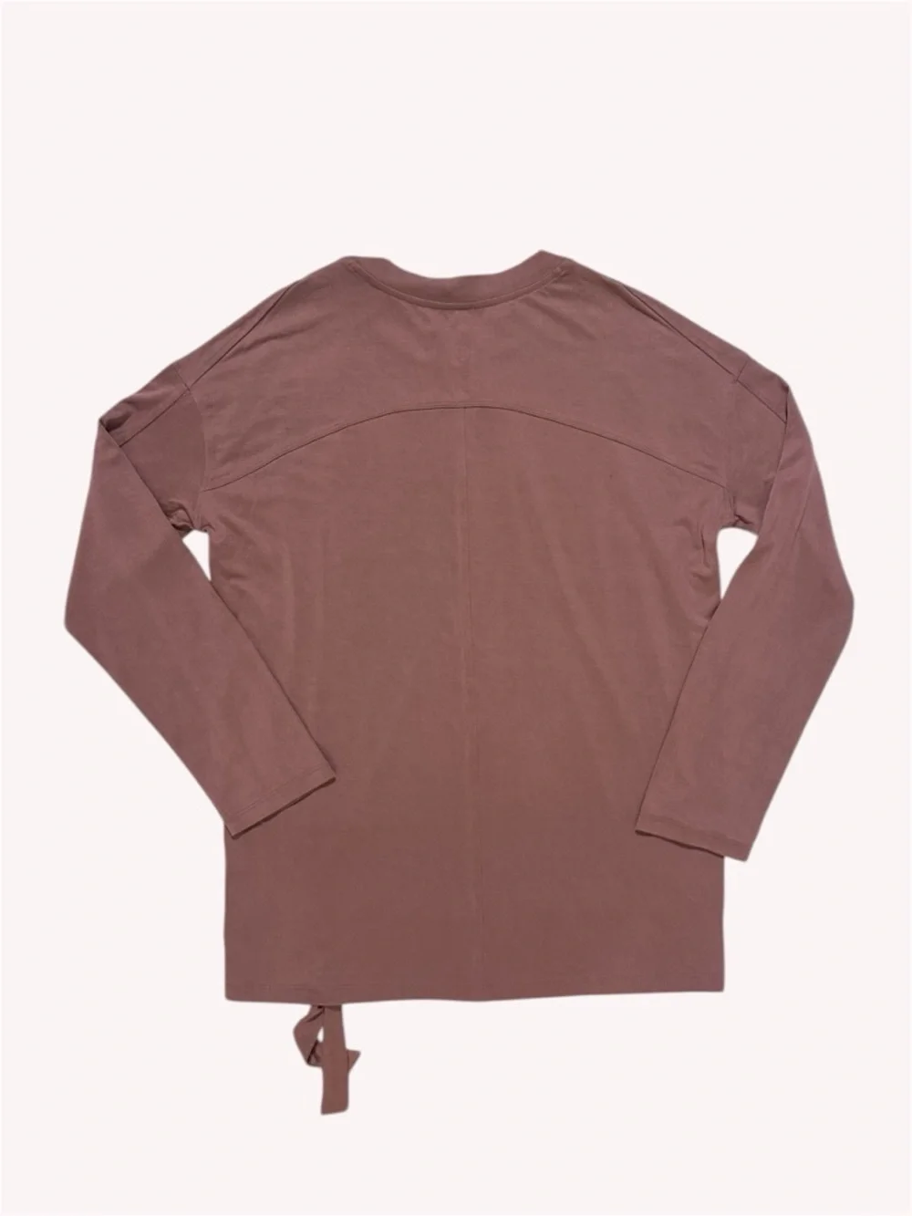 Lululemon Side Cinched Long Sleeve Crew Size 2 Spiced Chai (Dusty Rose)